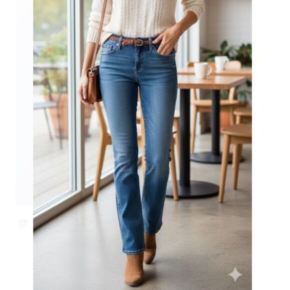 Levi Strauss Boot Cut Jeans Signature Small Modern Size S 27 - Picture 1 of 9